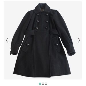 Marc by Marc Jacobs 2 Pocket Black virginwool Coat